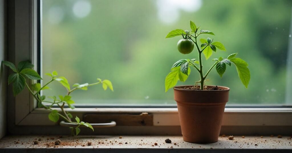 blossoms on tomato plant