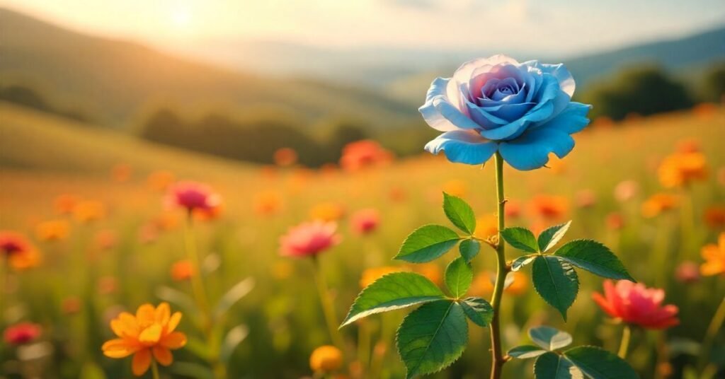 blue rose plant
