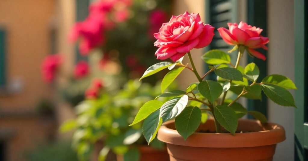 cabbage rose plant