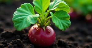red potato plant