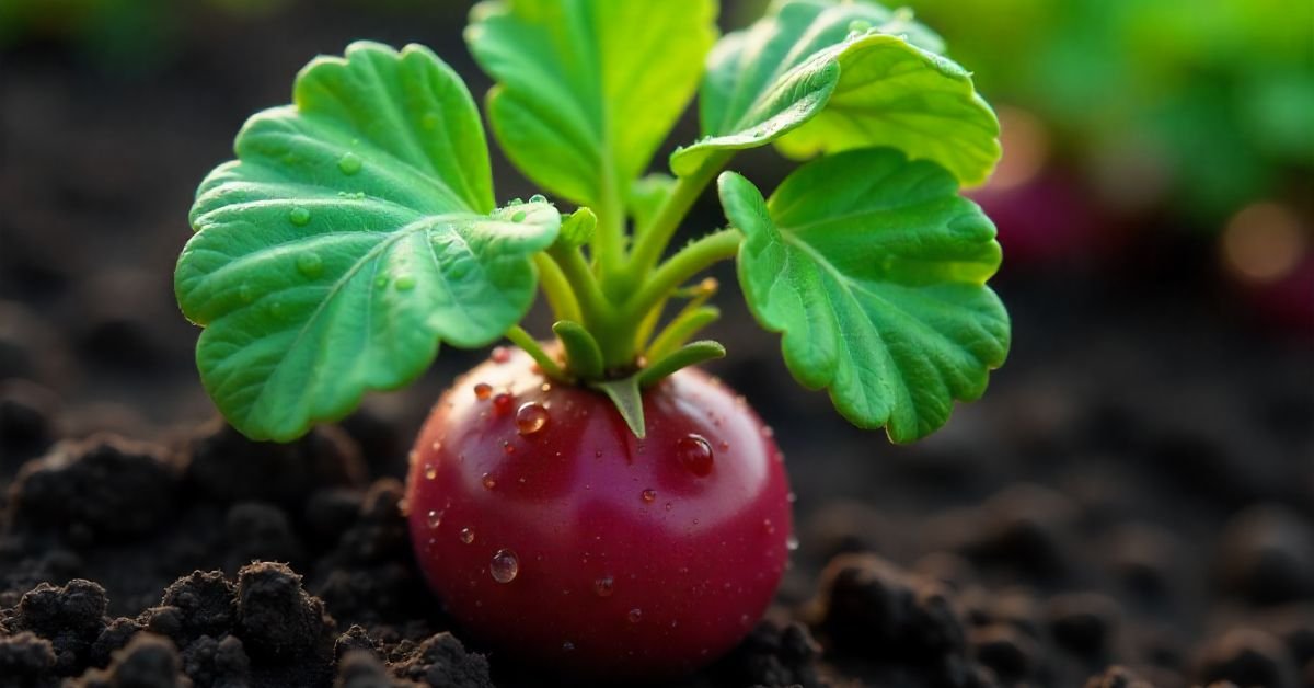 red potato plant